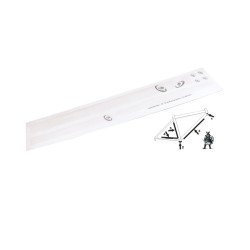 Eleven Bike Mud Protection Adhesive Frame Protection Kit Transparent
