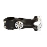 Eleven Attacco Mtb regolabile alu 1-1/8" x 125mm -20°/+40° nero/testa grigia