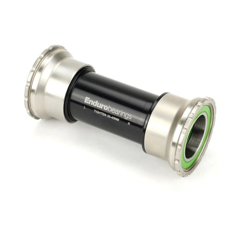Enduro Mov centr. BKSM-8122 Press-Fit filett TorqTite Maxhit Acc inoss 440C per BB86/92 e guarn. Shimano 24mm