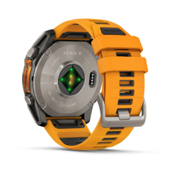 copy of Garmin Fenix 8 Amoled Sapphire Titanium & Spark Orange 47mm