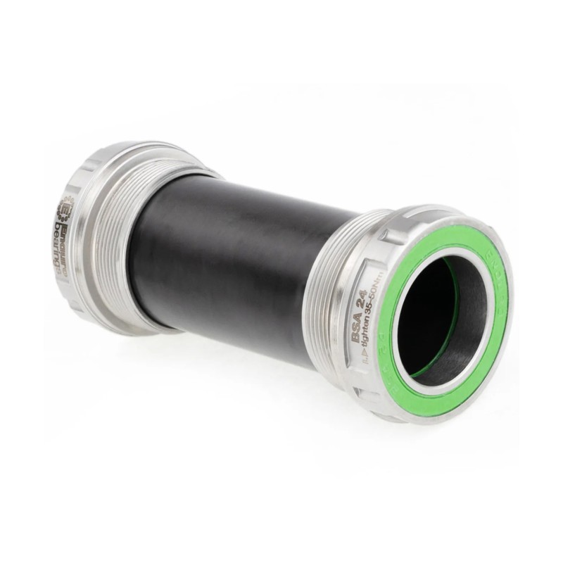 Enduro Movimento centrale BKSM-8112 Maxhit Acciaio inossidabile 440C per BSA e guarnitura Shimano (24mm)