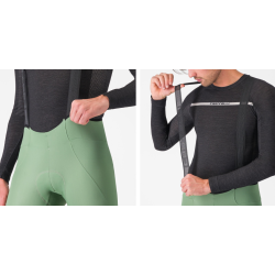 Castelli Calzamaglia Espresso Green Pepper