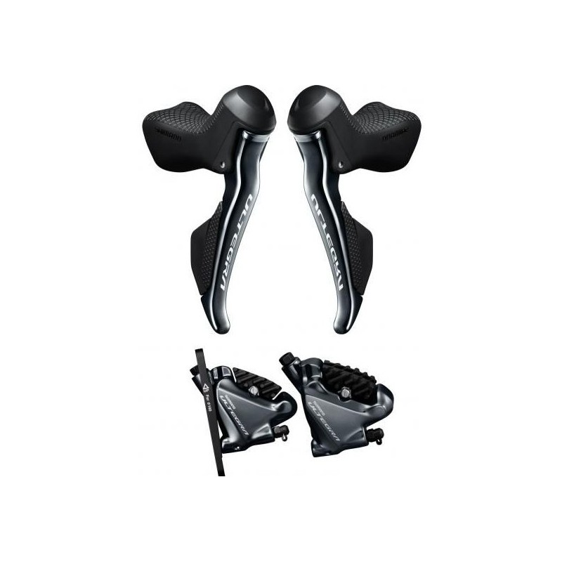 Shimano Kit Freno a Disco Ant+Post Ultegra Flat Di2 ST-R8070+BR-R8070