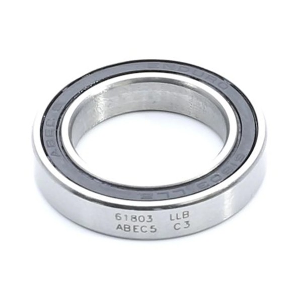 Enduro Hub Bearing BB 61803 LLU/LLB A5C3 (17x26x5mm) Radial ABEC-5 (C3)