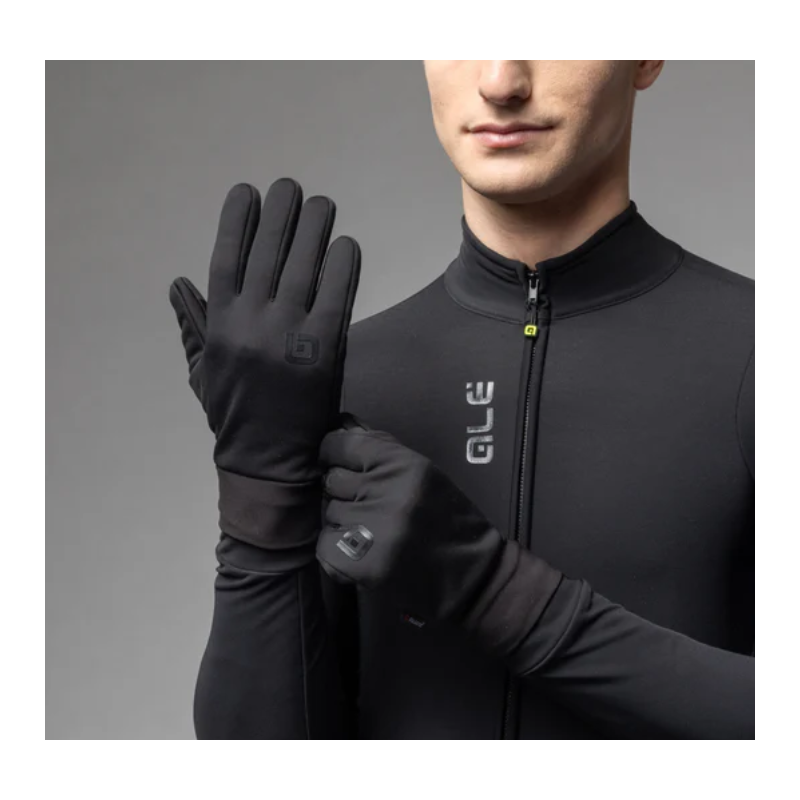 Alè Riparo Winter Gloves Black