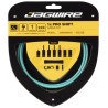 Jagwire Sheath and cable kit 1x Shimano/Sram Universal Pro Shift light blue bianchi