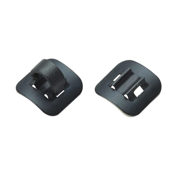 Jagwire Black Alloy Adhesive Cable Guide (4 pcs)