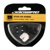 Jagwire Black Alloy Adhesive Cable Guide (4 pcs)
