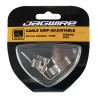 Jagwire Ferma cavo regolabile in acciaio silver (2 pz)