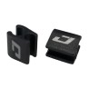Jagwire Gancio per cavi freno e Dropper In Nylon Nero (4 Pz)