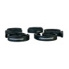 Jagwire Gancio per cavo E-Bike 3,2mm - misura 28-31,8mm nero (10 pz)