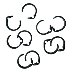 Jagwire E-Bike Cable Hook 3.2mm - size 19-22.2mm black (10 pcs)