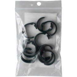 Jagwire Gancio per cavo E-Bike 3,2mm - misura 19-22,2mm nero (10 pz)