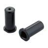 Jagwire Ferma cavo C-Clips in lega nero (10 pz)