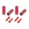 Jagwire Combo kit capi guaina per guaine da 4mm/5mm