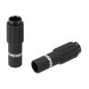 Jagwire Regolatori lineari Sport Mini per cambio neri rivestiti in gomma (2 pz)