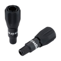 Jagwire Sport Direct Adjusters for Shifting Black Rubber Coated (2 pcs)