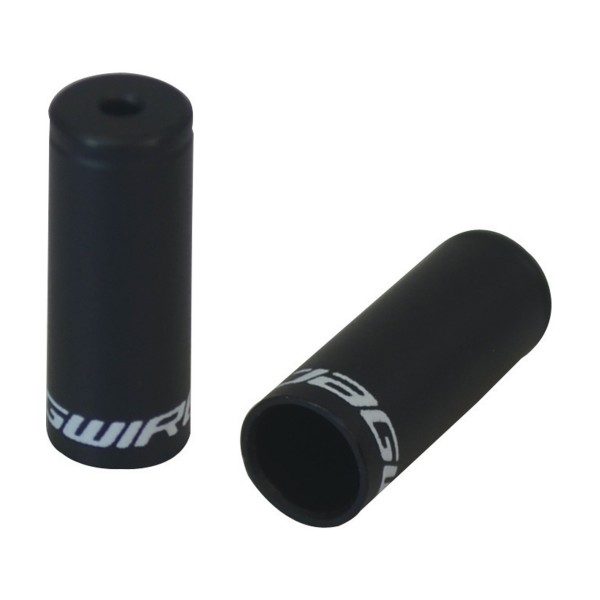 Jagwire Capi guaina aperti per freno 5mm in lega neri (50 pz)