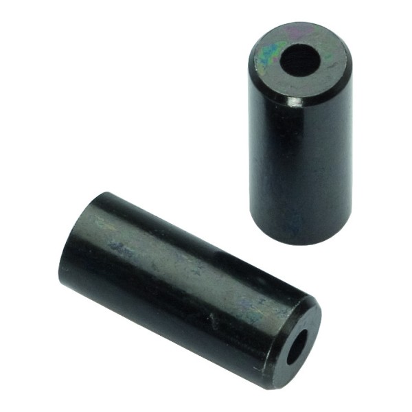 Jagwire Capi guaina aperti per cambio 4mm in ottone neri (50pz)