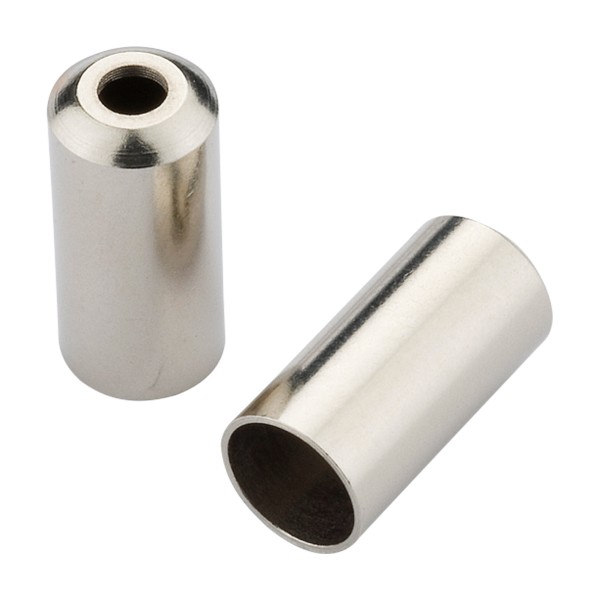 Jagwire Capi guaina aperti per freno 5mm in ottone cromato (200pz)