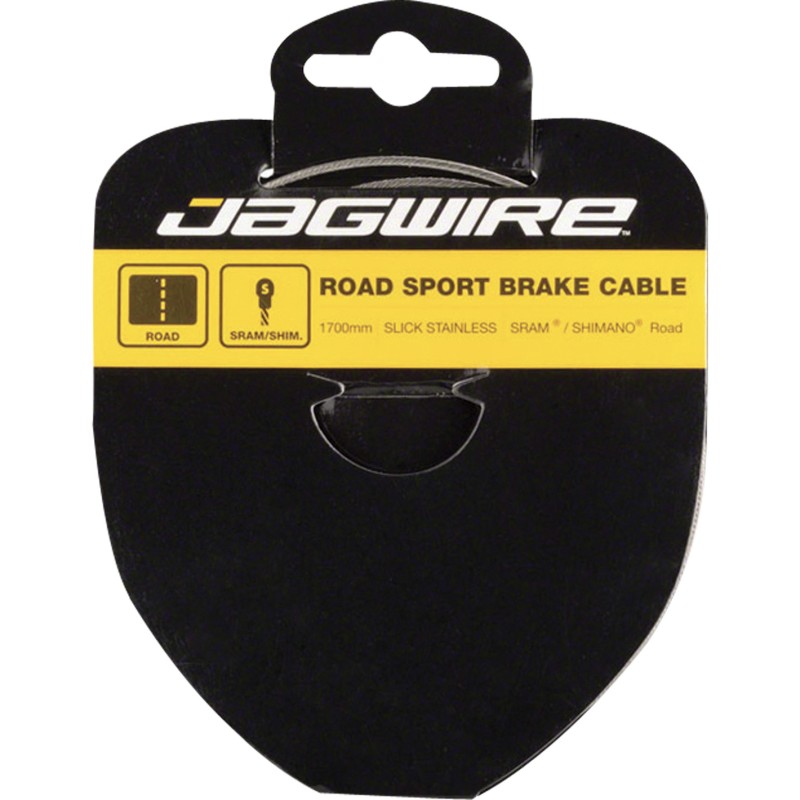 Jagwire Brake Cable 1.5mm Sport Smooth Galvanized Steel Shimano Road/SRAM 2000mm
