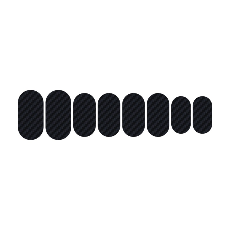 Lizard Kit di 8 Patch Kit effetto carbonio