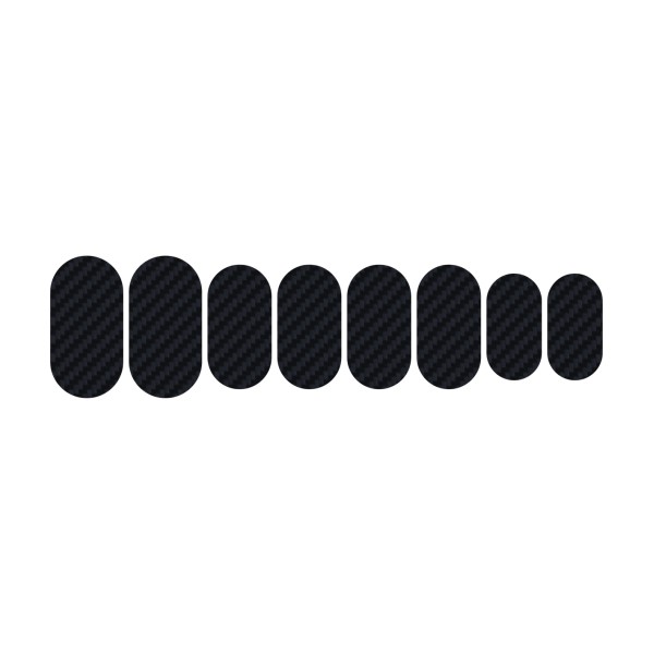 Lizard Kit of 8 Patch Kits carbon effect