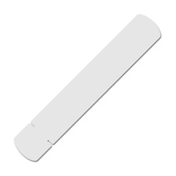 Lizard Protezione telaio grande trasparente lucido (305 x 64 mm)