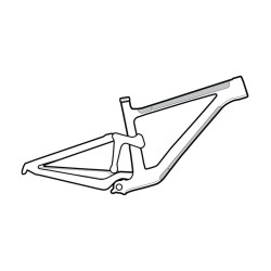 Lizard Frame Protector Large Transparent Glossy (305 x 64 mm)