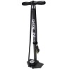 Sapo 2TWO floor pump with 63mm pressure gauge, rubber guard and black lever fitting w/black handle 12 bar / 180 psi