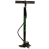 Sapo MTB floor pump with 63mm pressure gauge and black lever fitting w/black rubber handle 4 bar / 58 psi