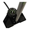 Sapo MTB floor pump with 63mm pressure gauge and black lever fitting w/black rubber handle 4 bar / 58 psi