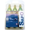 Sapo Blister da nr. 3 cartucce CO2 25 gr.