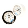 Sapo 63mm diameter pressure gauge with double bar/psi scale and black rubber guard 16 bar / 232 psi