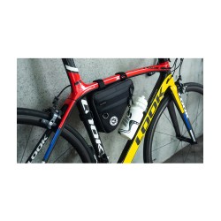 Ulac Borsello tubo orizzontale (sotto) Touring Z (1,7 L) nero - onyx