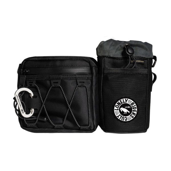 Ulac Borsello doppio al manubrio Krosstrek (3,3 L) nero - black