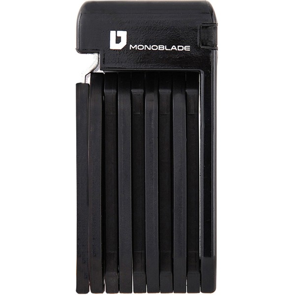 Ulac MONOBLADE Folding Padlock Black - Black