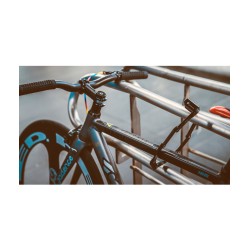 Ulac MONOBLADE Folding Padlock Black - Black