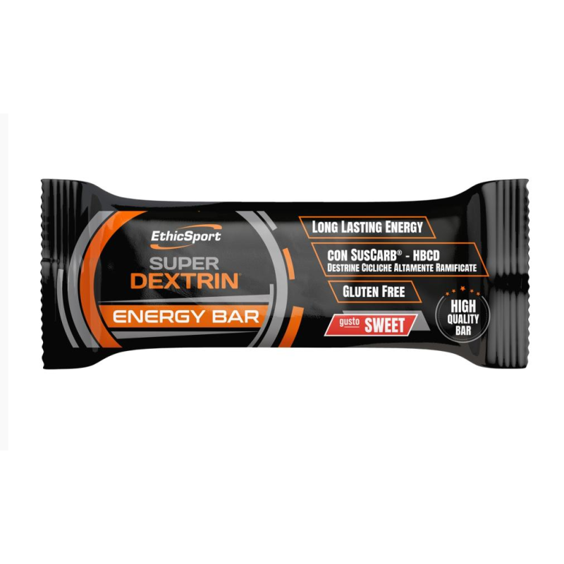 EthicSport Integratori Barretta Super Dextrin Energy Bar Sweet 45g
