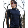 Biotex Seamless Windproof Turtleneck Underwear Black