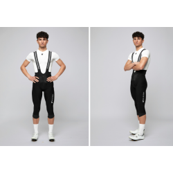 Pissei Monviso 3/4 Bib Tights Black