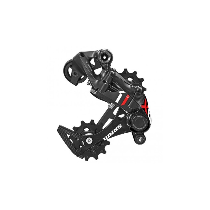 Sram Mtb X01 DH 10s Medium Cage Red Rear Derailleur