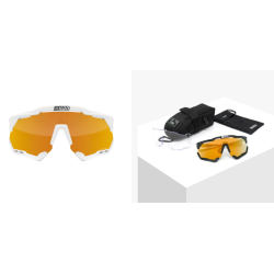 Scicon Sports Aeroshade XL White Multimirror Bronze Eyewear