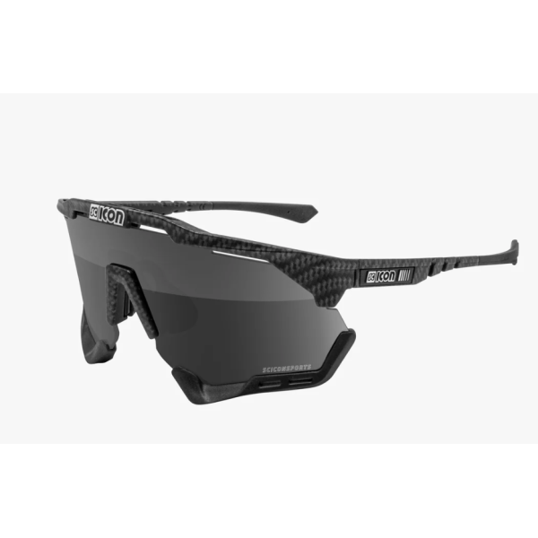 Scicon Sports Occhiali Aeroshade XL Carbon Matt Multimirror Silver