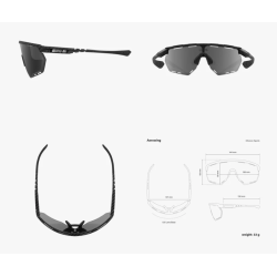 Scicon Sports Occhiali Aerowing Carbon Matt Multimirror Silver
