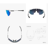 Scicon Sports Occhiali Aerowing Lamon Crystal Mirror Blue