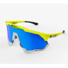 Scicon Sports Occhiali Aeroshade XL Yellow Fluo Multimirror Blue