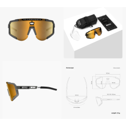 Scicon Sports Aeroscope Anthracite Gloss Multimirror Bronze Glasses