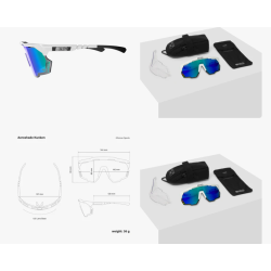 Scicon Sports Aeroshade Kunken Goggles Black Gloss Multimirror Silver