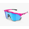 Scicon Sports Aeroshade Kunken Glasses Pink Fluo Multimirror Blue